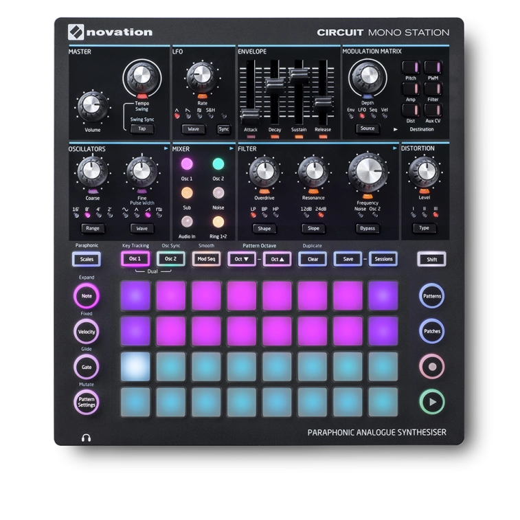 Синтезатор Novation Circuit Mono Station