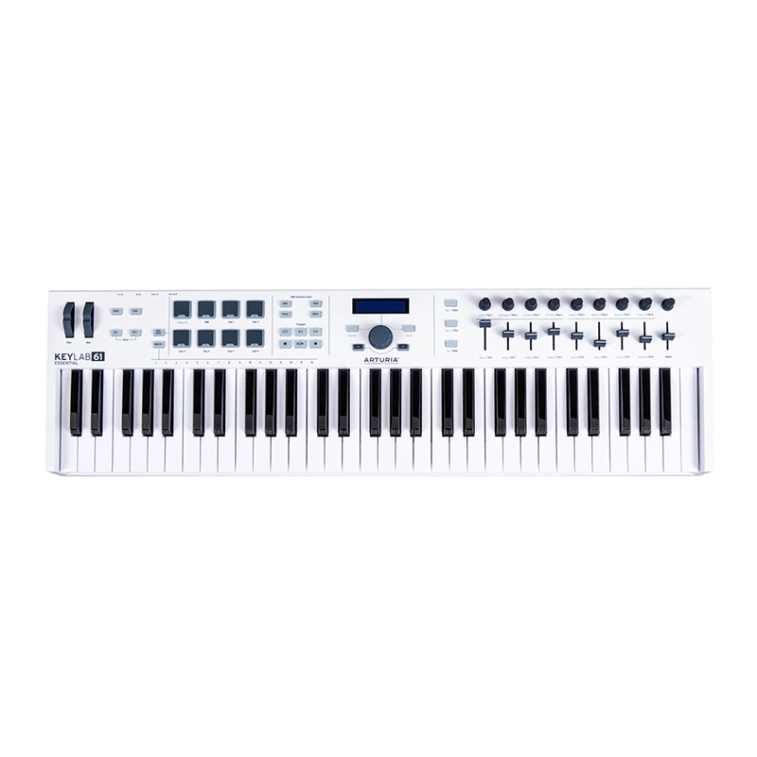 Arturia KeyLab Essential 61 White – купить в PRODJ | Официальная