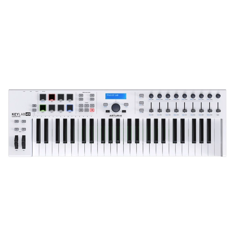 Фото №1 Midi-клавіатура Arturia KeyLab Essential 49 White