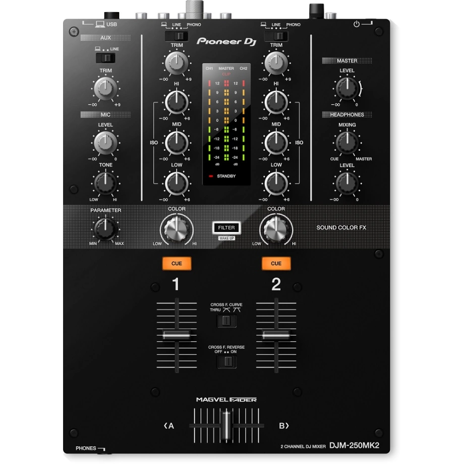 Купить dJ-микшер Pioneer DJ DJM-250MK2 в интернет-магазине PRODJ