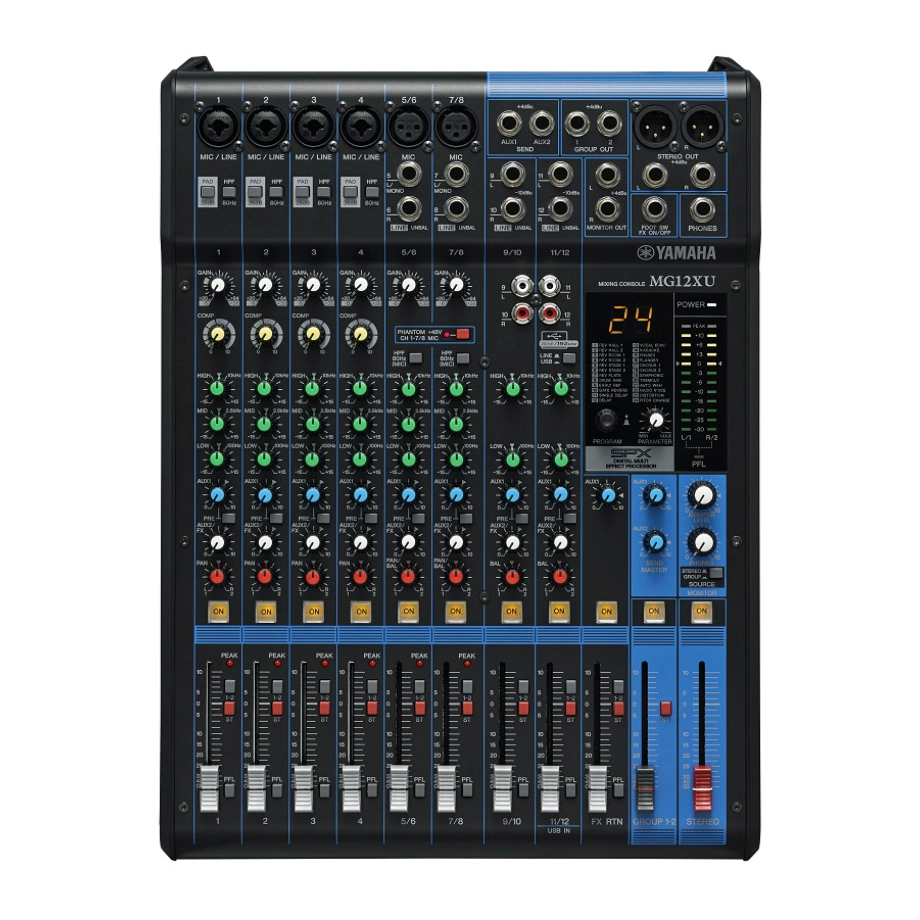 Мікшерний пульт Yamaha MG12XU — купити в інтернет-магазині PRODJ