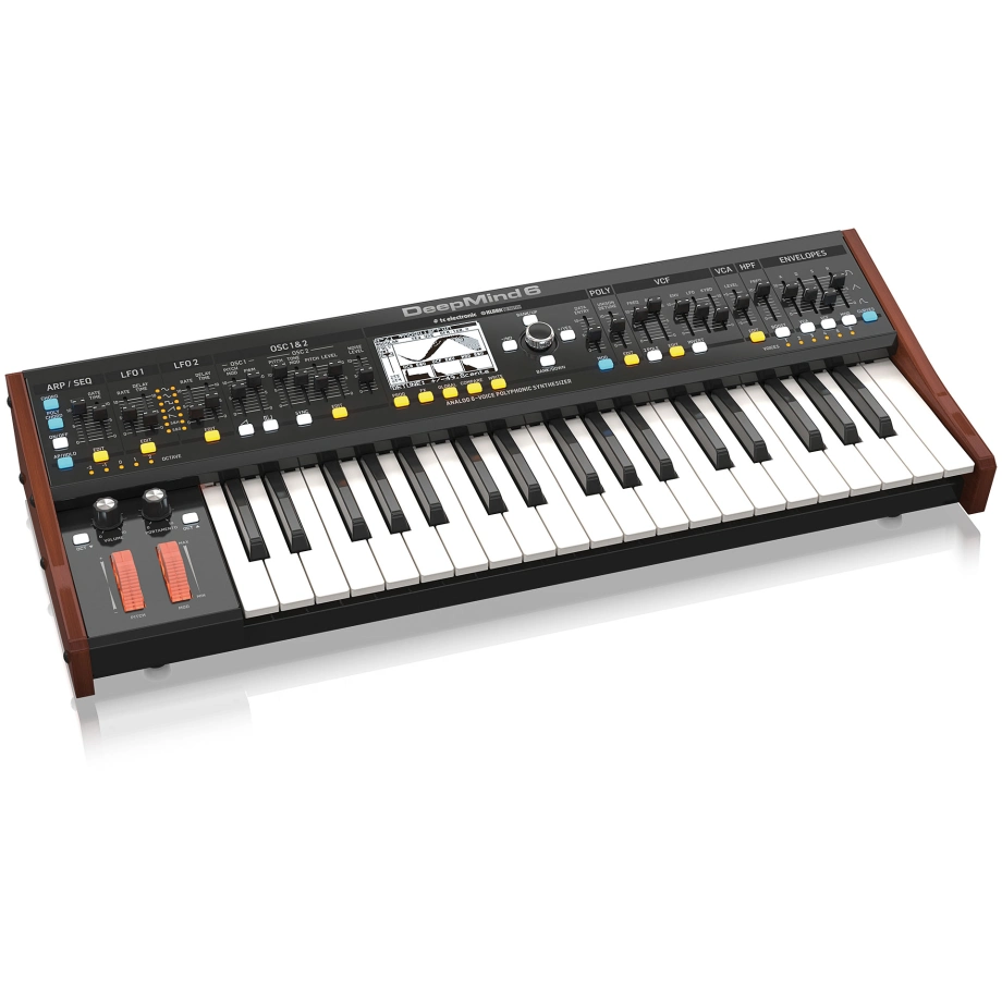 Behringer DeepMind 6 アナログシンセサイザー 専用ケース付 Купить синтезатор и рабочую станцию Behringer DeepMind 6 в