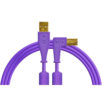 Фото DJ Techtools Chroma Cables USB-A Purple (angled) Фото DJ Techtools Chroma Cables USB-A Purple (angled)