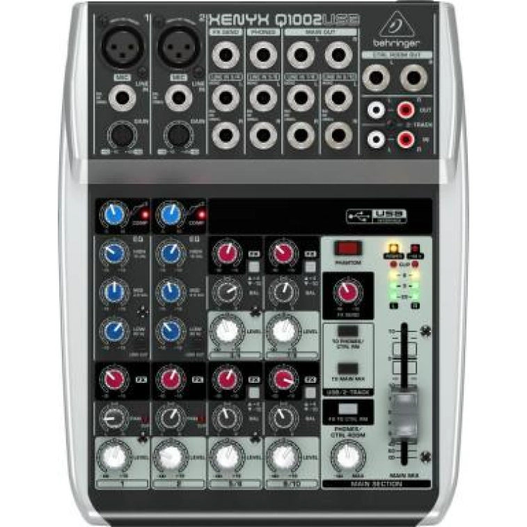 Фото №1 Мікшерний пульт Behringer Xenyx Q 1002 USB Фото №1 Мікшерний пульт Behringer Xenyx Q 1002 USB