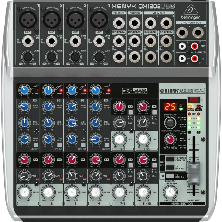 Купить микшерный пульт Behringer Xenyx QX 1202 USB в интернет