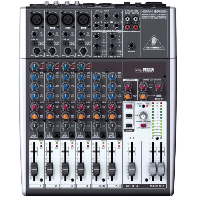 Мікшерний пульт Behringer Xenyx 1204 USB