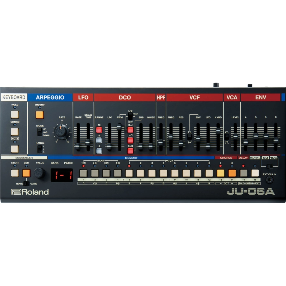 Купить синтезатор и рабочую станцию Roland JU-06A в интернет