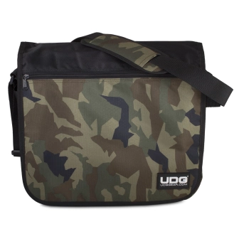 UDG Ultimate CourierBag Black Camo, Orange inside