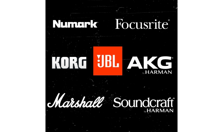 AKG, Focusrite, JBL, KORG, Soundcraft, Marshall, Numark вже на складі!