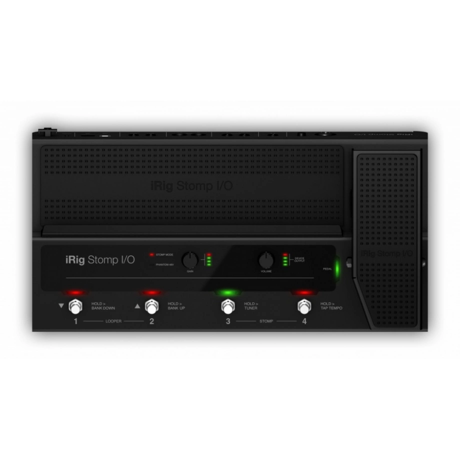 Гітарний процесор IK Multimedia iRig Stomp I/O — купити в інтернет