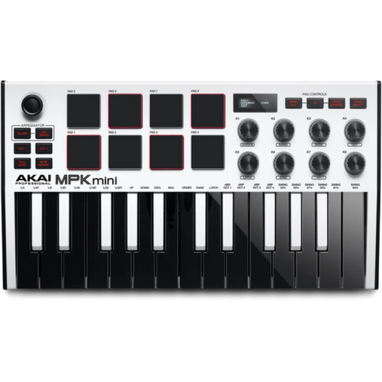 Midi-клавіатура Akai MPK mini MK3 White