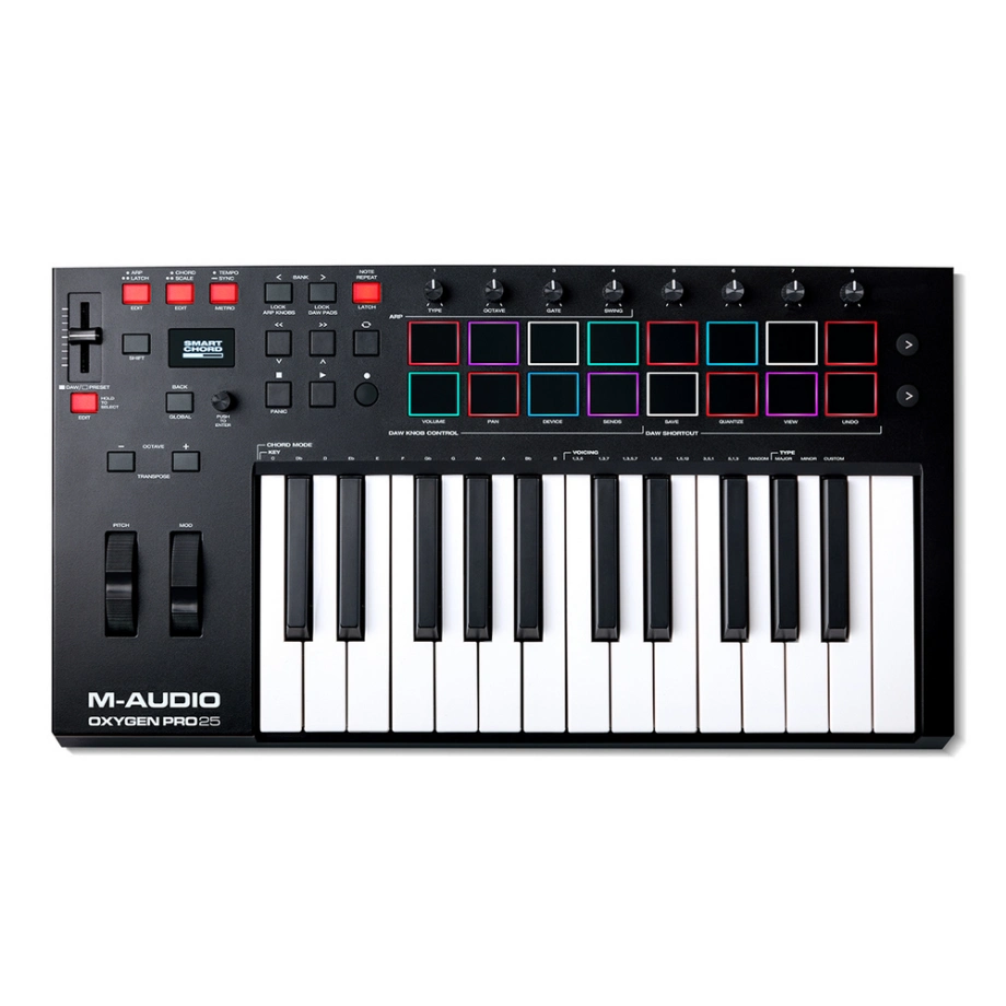 Купить midi-клавиатуру M-Audio Oxygen Pro 25 в интернет-магазине