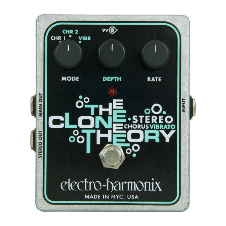 Педаль эффектов Electro-Harmonix Stereo Clone Theory