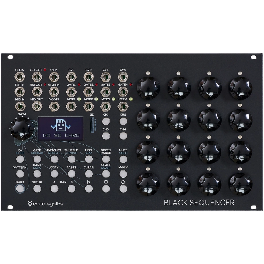 Модульний синтезатор Erica Synths Black Sequencer — купити в