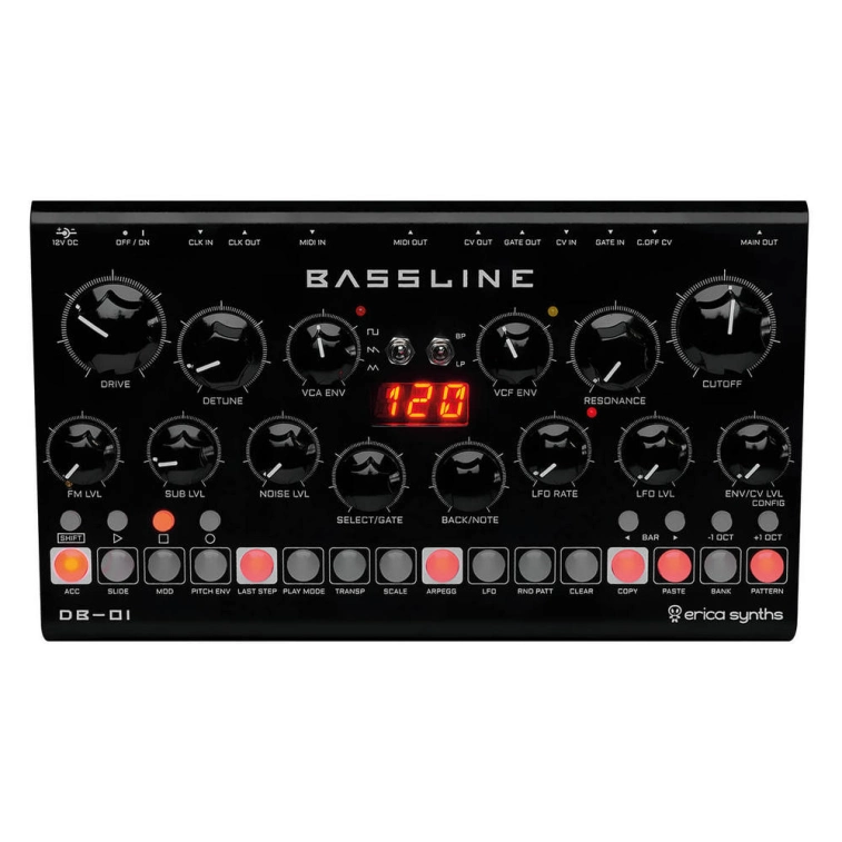 Фото №1 Синтезатор Erica Synths Desktop Bassline DB-01