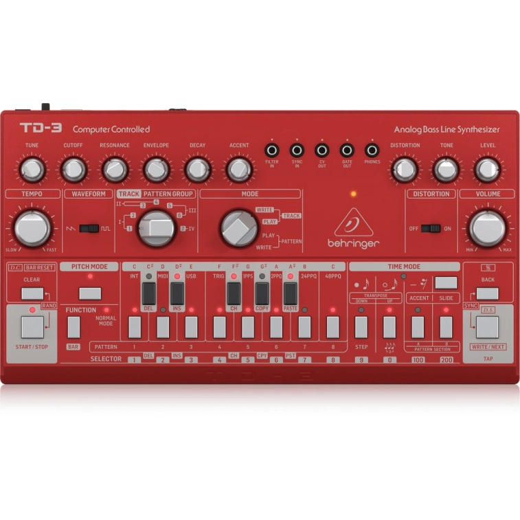 Синтезатор Behringer TD-3-RD (Red)