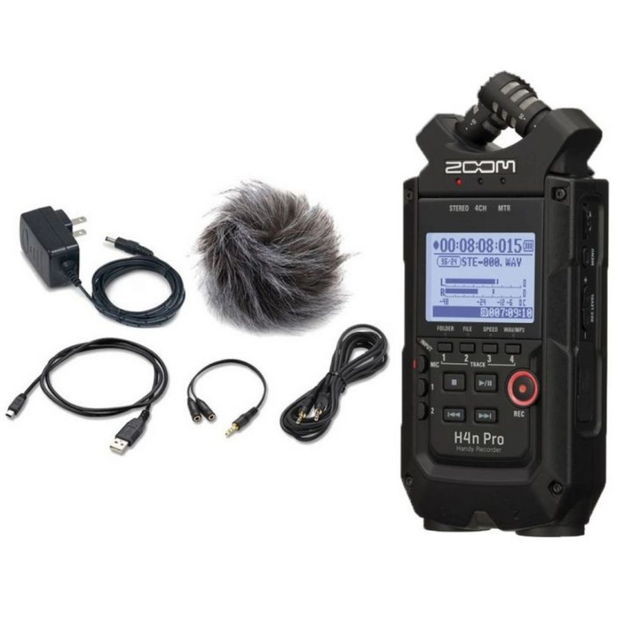 Рекордер, аудіоконвертор Zoom H4n PRO BLK SET — купити в інтернет