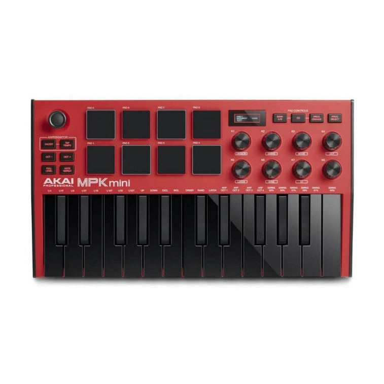 Midi-клавіатура Akai MPK mini MK3 Red