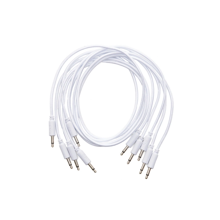 Фото №1 Коммутация Erica Synths Braided Eurorack Patch Cables 10cm (5 pcs) White