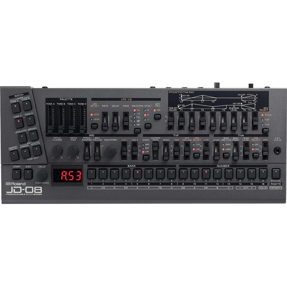 Roland JD 08. Синтезатор и рабочую станцию Roland JD 08 купить в