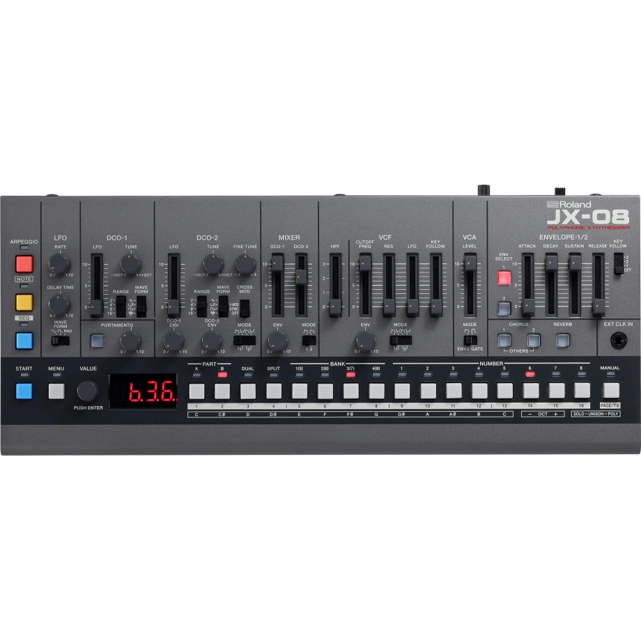 Купить синтезатор и рабочую станцию Roland JX 08 в интернет