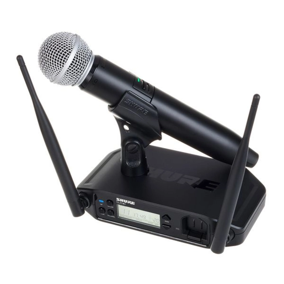 Ex-pro Pro-10 SHURE SM58 ワイヤレスセット 中古音響機材 EX-PRO PRO-10B PA-15B SHURE SM58ヘッド 800MHz帯