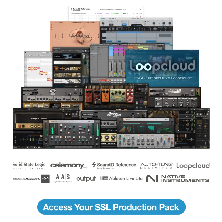 Програма для створення музики SSL Production Pack