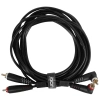 Комутація UDG Ultimate Audio Cable Set RCA Straight-RCA Angled 3m