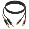 Коммутация Klotz KT-CJ300 MINILINK PRO TWIN CABLE BLACK 3 M