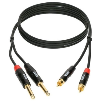 Klotz KT-CJ300 MINILINK PRO TWIN CABLE BLACK 3 M