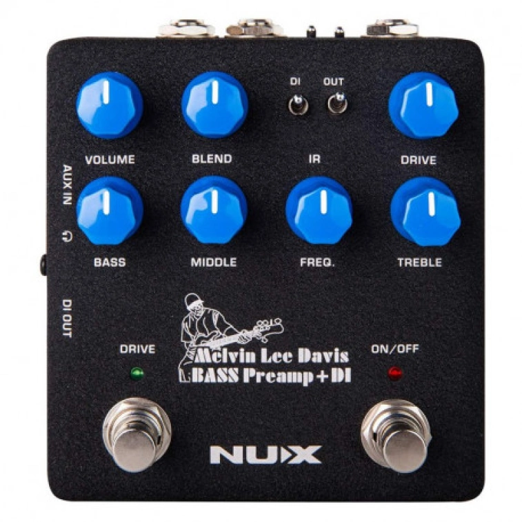 Педаль ефектів NUX MLD Bass Preamp + DI (NBP-5)