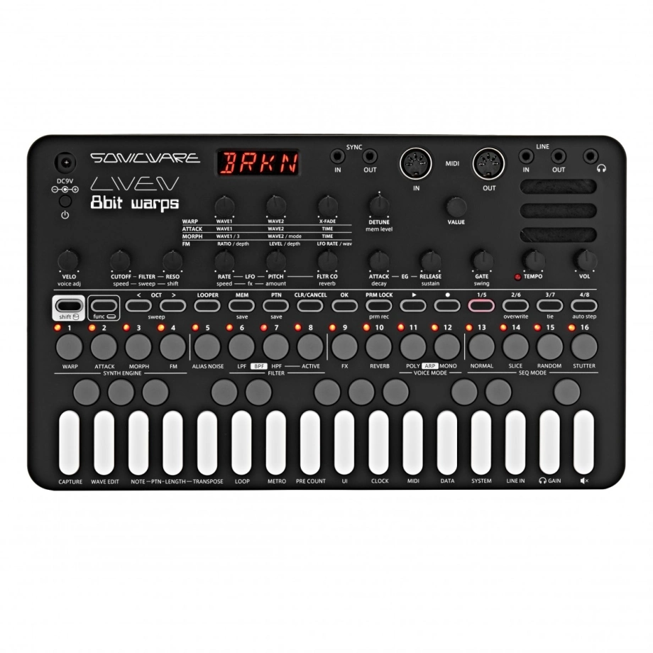 鍵盤楽器 SAVIOURWARE LIVEN BASS&BEATS SONICWARE LIVEN BASS&BEATS | ウェーヴテーブル・ベースシンセ