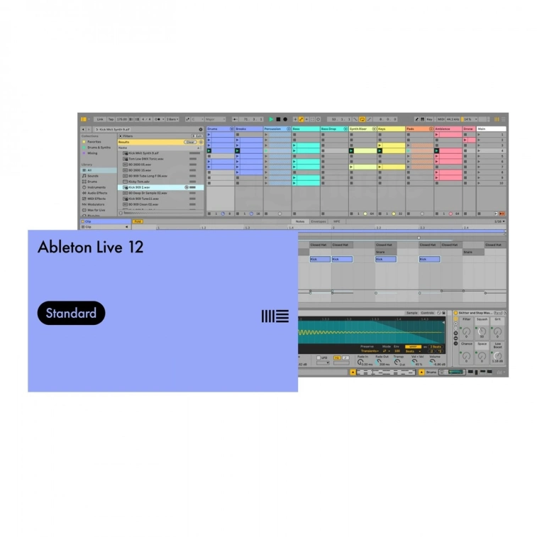 Программа для создания музыки Ableton Live 12 Standard