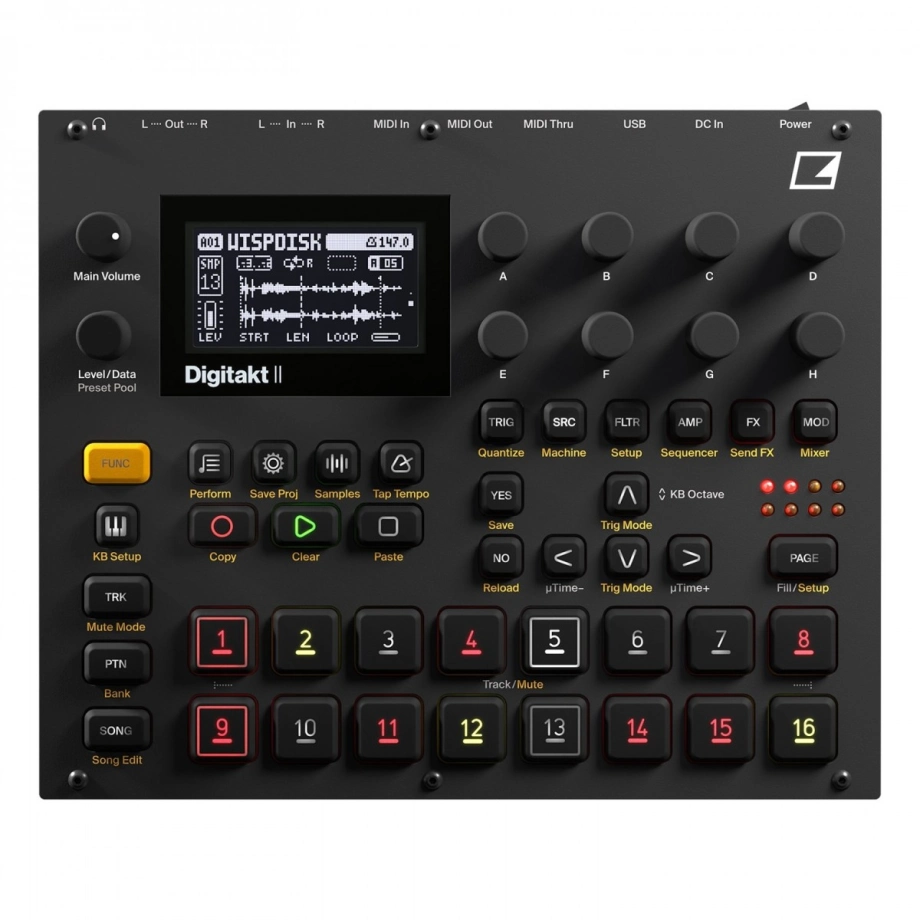 DJ機材 Digitakt II / elektron Drum-машина Elektron Digitakt II | Купить в PRODJ.ua