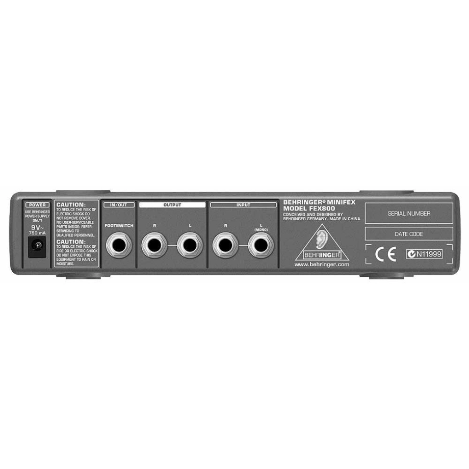 Фото №2 Процесор ефектів Behringer Mini Fex FEX800