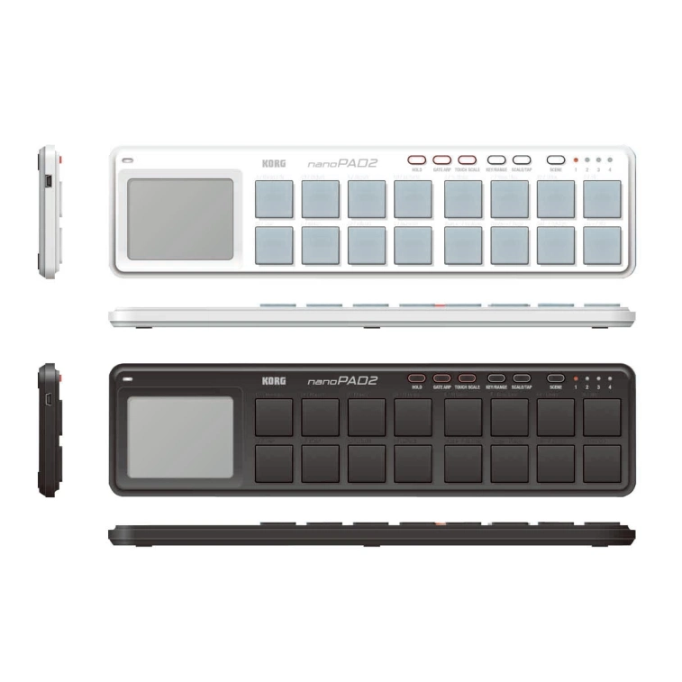 NanoDiva II for you セット DJ-контролер Korg nanoPad 2 WH — купити в інтернет-магазині PRODJ