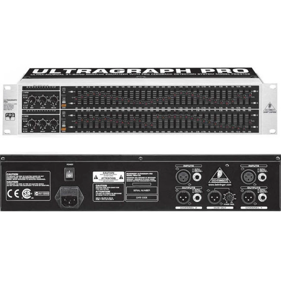 Фото №2 Еквалайзер Behringer FBQ3102