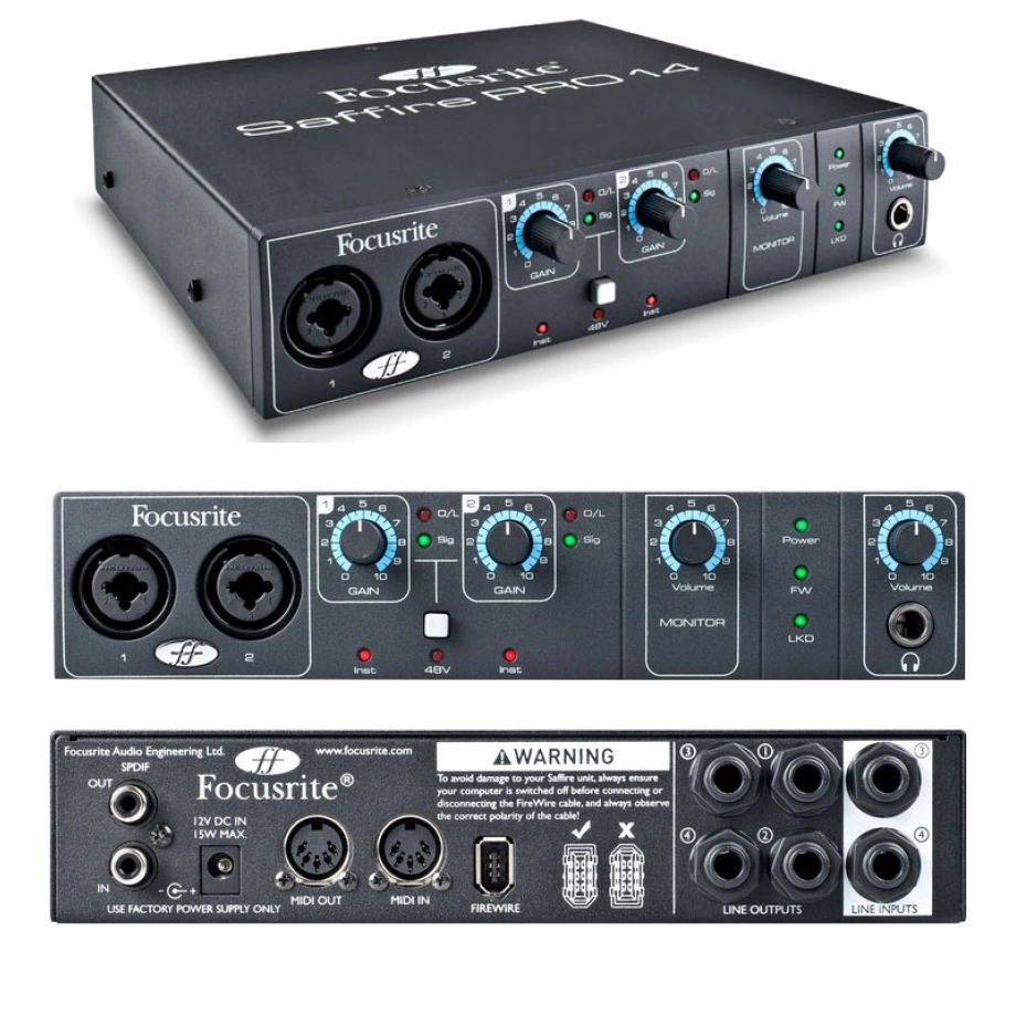 Фото №2 Звуковая карта Focusrite SAFFIRE PRO 14