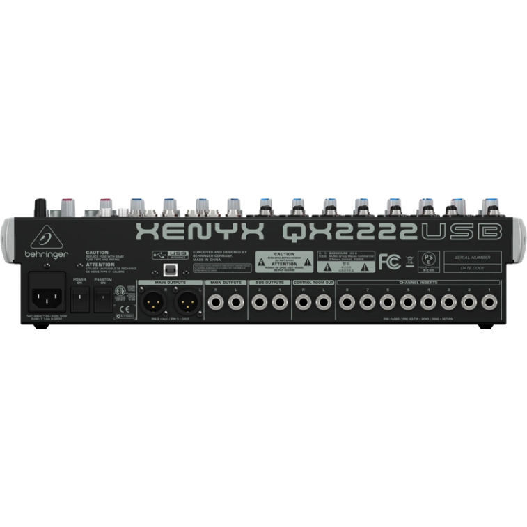 Мікшерний пульт Behringer Xenyx QX 2222 USB — купити в інтернет