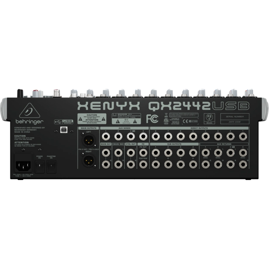 Фото №2 Мікшерний пульт Behringer XENYX QX2442USB