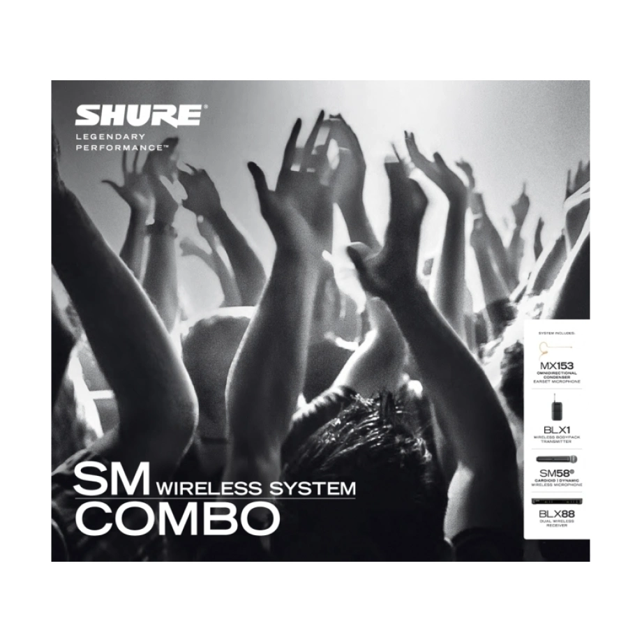 Фото №2 Бездротовий мікрофон Shure BLX1288/MX53
