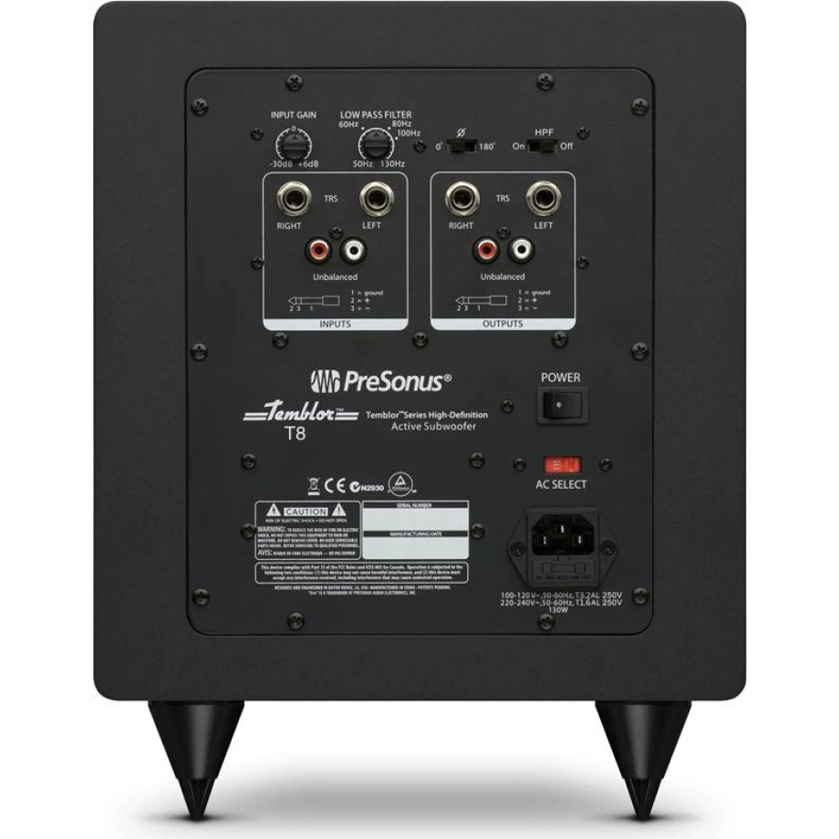 Фото №2 Студийный сабвуфер Presonus Temblor T8