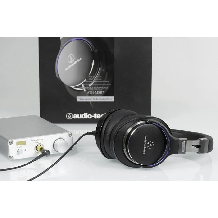 Студійні навушники Audio-Technica ATH-MSR7BK — купити в інтернет