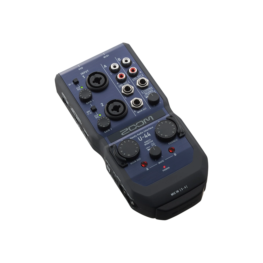 ZOOM ( ズーム ) U-44 Купить звуковую карту Zoom U-44 в интернет-магазине PRODJ по