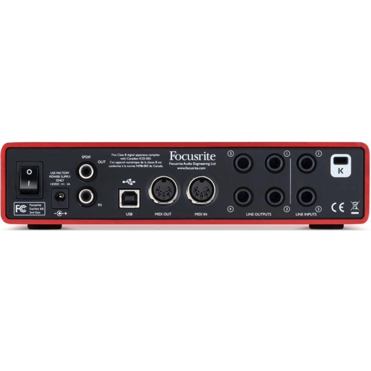 Купить звуковую карту Focusrite Scarlett 6i6 NEW в интернет