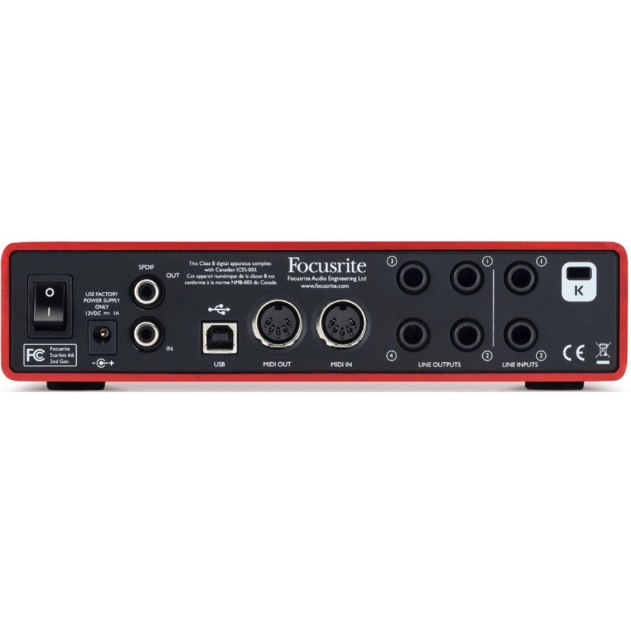 Купить звуковую карту Focusrite Scarlett 6i6 NEW в интернет