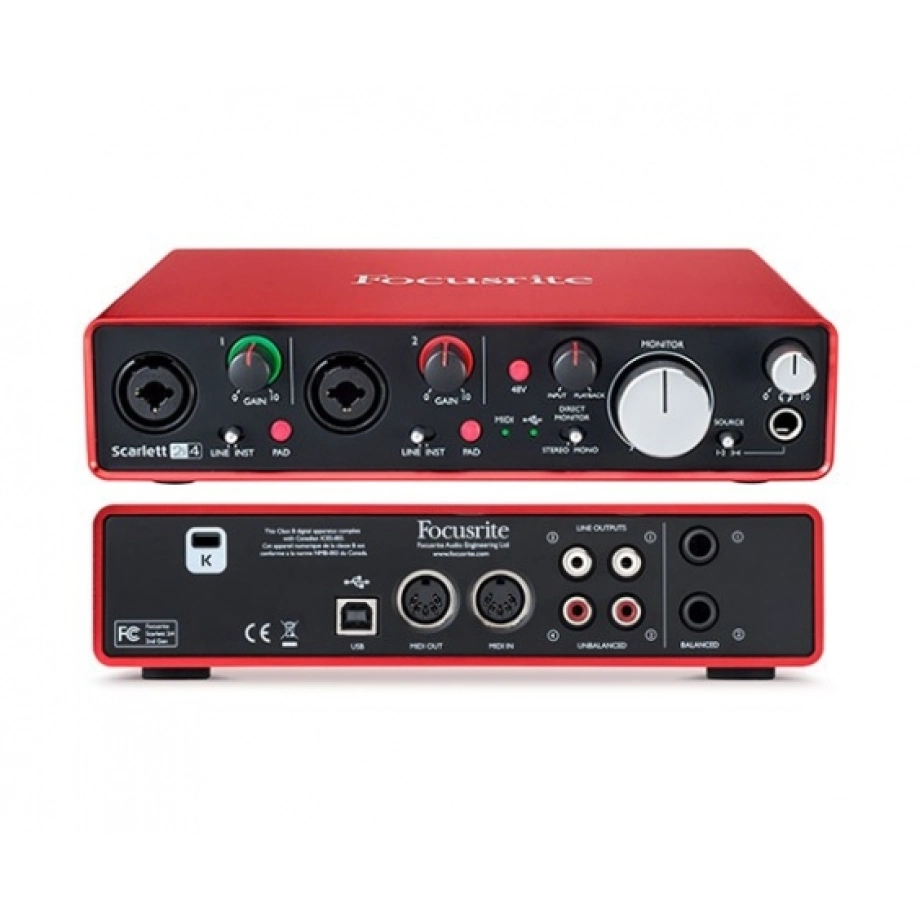 Фото №2 Звуковая карта Focusrite Scarlett 2i4 NEW