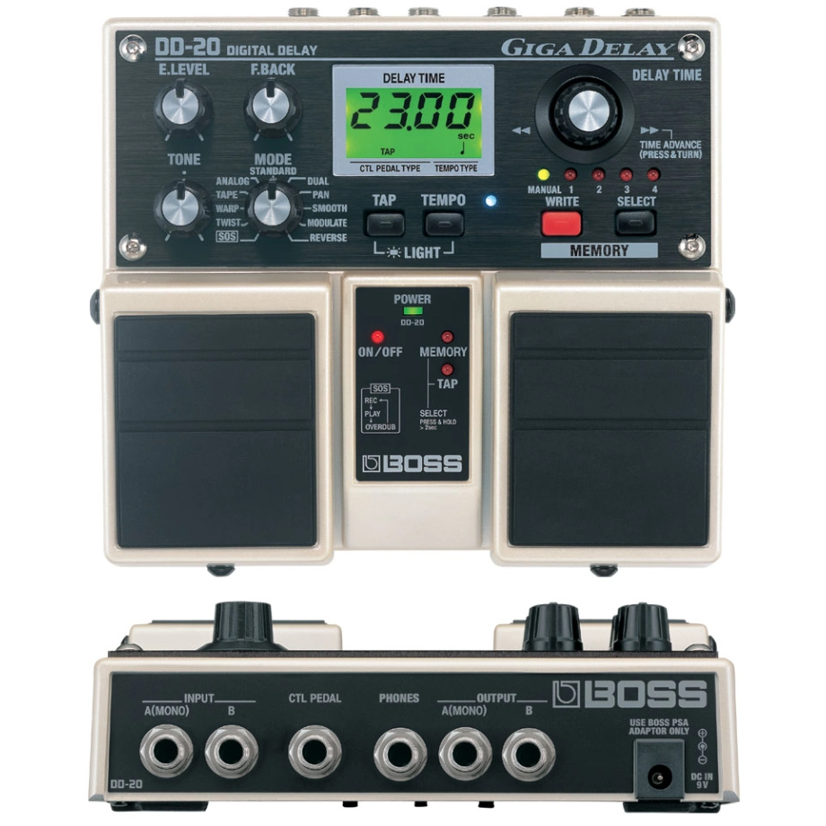 Boss DD-20 – купити в PRODJ | Офіційна ціна на педаль ефектів Boss