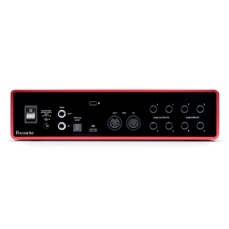 Купить звуковую карту Focusrite Scarlett 18i8 MK3 (3rd Gen) в