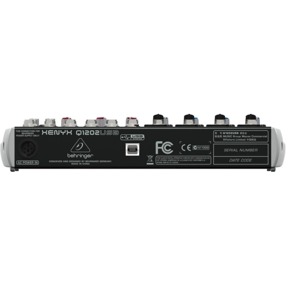 Фото №2 Мікшерний пульт Behringer Xenyx Q 1202 USB